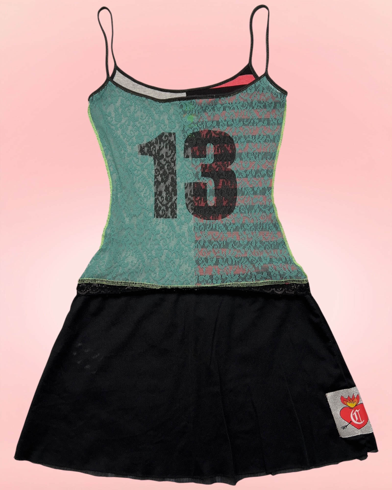 vestido music carmim — costas