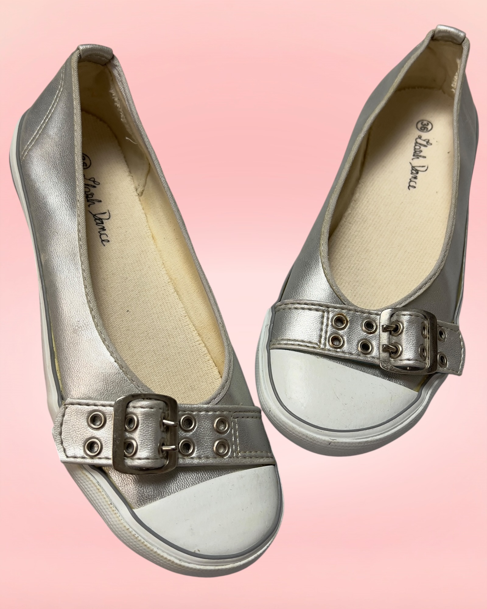 all star silver flats — costas